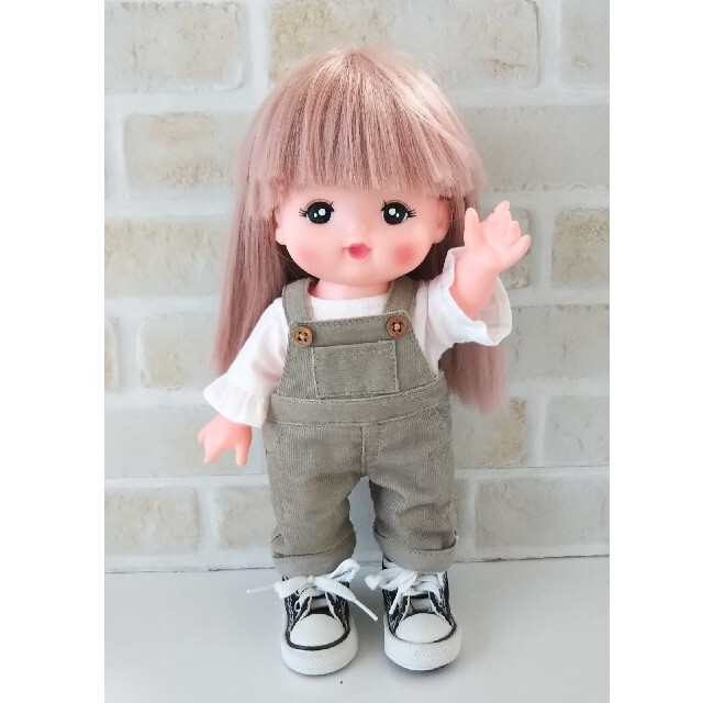 メルちゃんハンドメイド服 トップス×サロペットパンツ