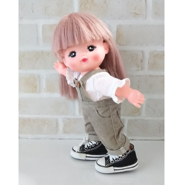メルちゃんハンドメイド服 トップス×サロペットパンツ