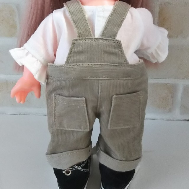 メルちゃんハンドメイド服 トップス×サロペットパンツ