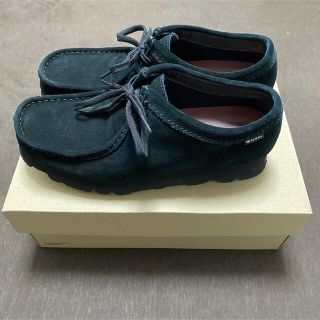 クラークス(Clarks)のクラークス　ワラビー　gtx ブラック　サイズ6.5(スリッポン/モカシン)