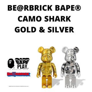 アベイシングエイプ(A BATHING APE)の【即配送可能】BE@RBRICK BAPE CAMO SHARK 1000%(その他)