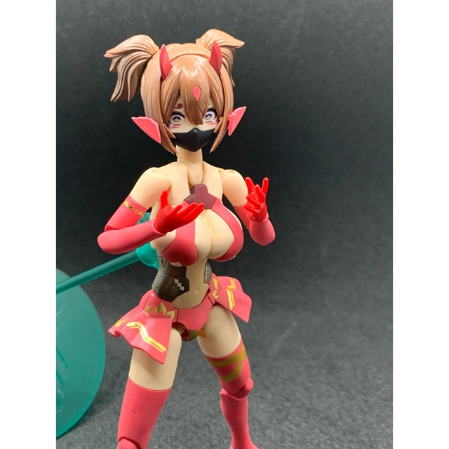 KOTOBUKIYA(コトブキヤ)のメガミデバイス　朱羅九尾火舞羅　塗装済み完成品 エンタメ/ホビーのおもちゃ/ぬいぐるみ(模型/プラモデル)の商品写真