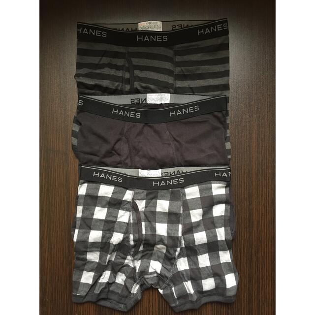 Hanes(ヘインズ)のヘインズ ボクサーブリーフ3枚 Hanes 前開き 新品 メンズのアンダーウェア(ボクサーパンツ)の商品写真