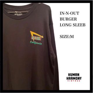 IN-N-OUT BURGER インアンドアウトバーガー　ロンT 長袖　ゆるだぼ(Tシャツ/カットソー(七分/長袖))