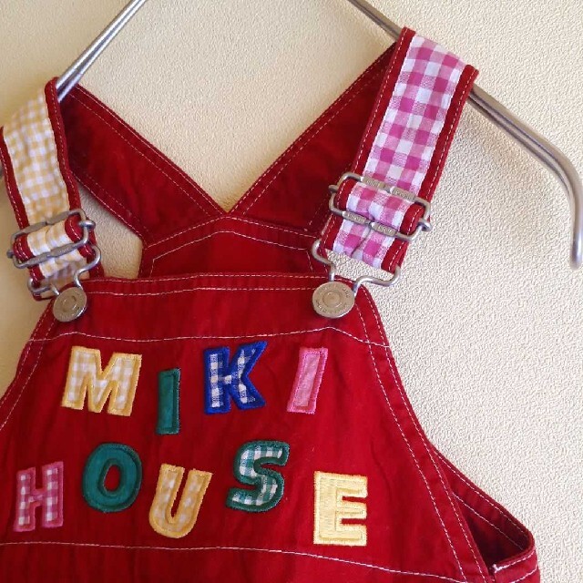 mikihouse(ミキハウス)のMIKI HOUSE オールドミキハウス ジャンパースカート キッズ/ベビー/マタニティのキッズ服女の子用(90cm~)(ワンピース)の商品写真