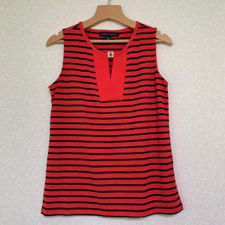 トミーヒルフィガー(TOMMY HILFIGER)のTOMMY HILFIGER ボーダー　トップス(Tシャツ(半袖/袖なし))