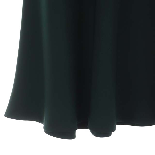 AP STUDIO(エーピーストゥディオ)のエーピーストゥディオアパルトモン ツイルフレアスカート ロング タイト 38 緑 レディースのスカート(ロングスカート)の商品写真