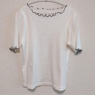 ハニーズ(HONEYS)のハニーズ　新品未使用　リブカットソー　ホワイト(Tシャツ(半袖/袖なし))