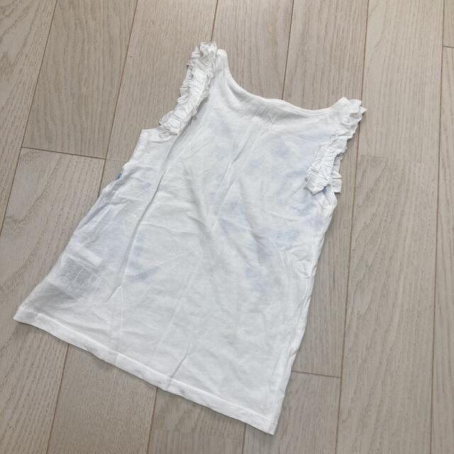 H&M(エイチアンドエム)のタンクトップ　蝶々 キッズ/ベビー/マタニティのキッズ服女の子用(90cm~)(Tシャツ/カットソー)の商品写真