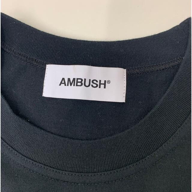 AMBUSH(アンブッシュ)のAMBUSH アンブッシュTシャツ ブラック  メンズのトップス(Tシャツ/カットソー(半袖/袖なし))の商品写真
