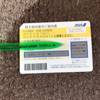 エーエヌエー(ゼンニッポンクウユ)(ANA(全日本空輸))のANA 株主優待　1枚(その他)