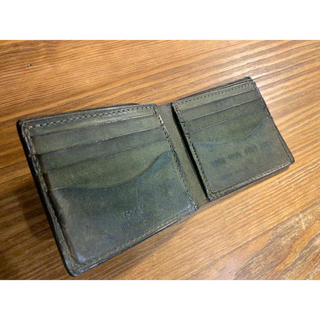 [USED] Ryu 折り畳み財布　カーキ　グリーン(折り財布)