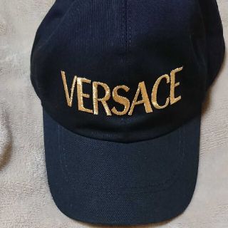 メンズ 新品未使用 ヴェルサーチェ VERSACE ロゴ CAP キャップ 帽子