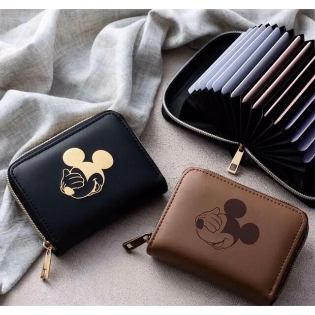 Disney(ディズニー)のDisney mickey ディズニー ミッキー カードケース 黒 BLACK エンタメ/ホビーの本(その他)の商品写真