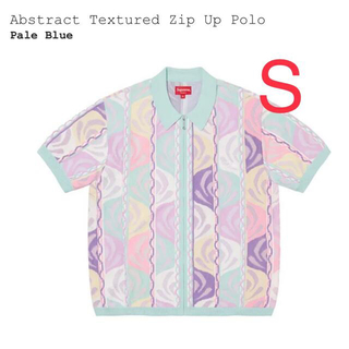 シュプリーム(Supreme)のAbstract Textured Zip Up Polo ブルーオリーブセット(ポロシャツ)