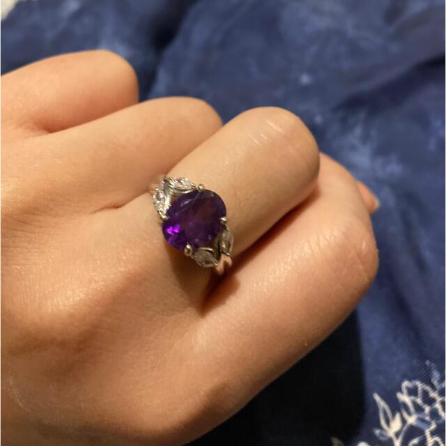 売り切れです♡アメジストリング♡ レディースのアクセサリー(リング(指輪))の商品写真