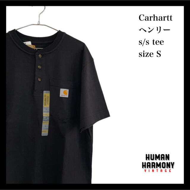 カーハート Carhartt ヘンリーネック 半袖Tシャツ 新品 メンズのトップス(Tシャツ/カットソー(半袖/袖なし))の商品写真