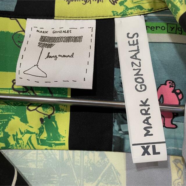 Mark Gonzales(マークゴンザレス)のマークゴンザレス MARKGONZALES 柄シャツ 半袖 新品 メンズのトップス(シャツ)の商品写真