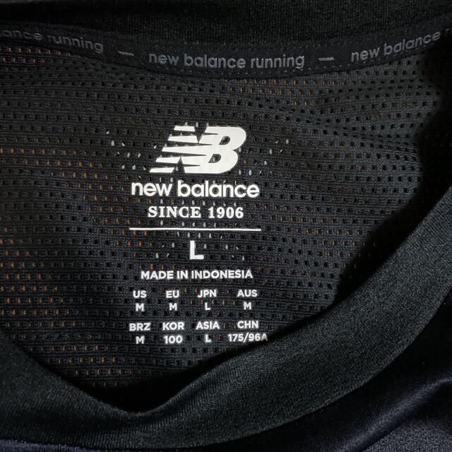 New Balance(ニューバランス)のニューバランス　ハンゾー　Tシャツ　Lサイズ スポーツ/アウトドアのランニング(ウェア)の商品写真