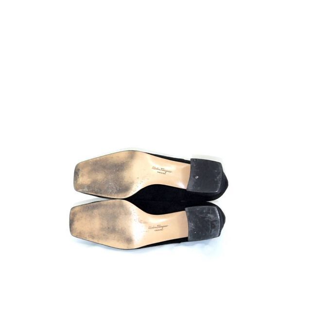 Salvatore Ferragamo(サルヴァトーレフェラガモ)のサルヴァトーレ フェラガモ フロントジッパー スウェードレザー パンプス レディースの靴/シューズ(ハイヒール/パンプス)の商品写真