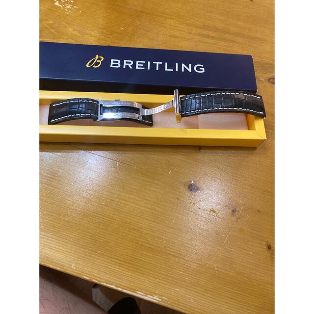 BREITLING(ブライトリング)のブライトリング　純正クロコベルト　バックル付き メンズの時計(レザーベルト)の商品写真