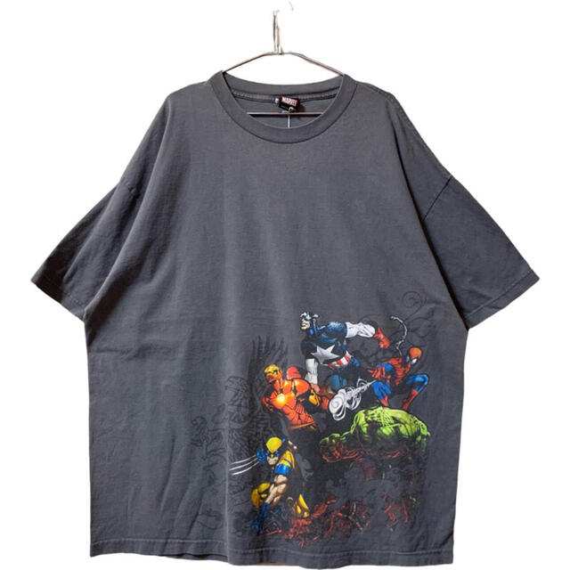 MARVEL(マーベル)のMARVEL マーベル Tシャツ 古着 オーバーサイズ ゆるだぼ メンズのトップス(Tシャツ/カットソー(半袖/袖なし))の商品写真