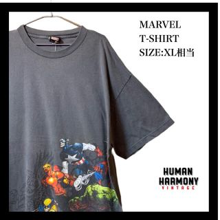 マーベル(MARVEL)のMARVEL マーベル Tシャツ 古着 オーバーサイズ ゆるだぼ(Tシャツ/カットソー(半袖/袖なし))