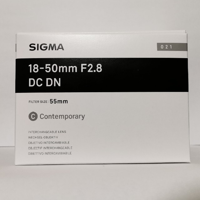 SIGMA(シグマ)の未使用品 SIGMA 18 50 F2.8 DC DN SONY Ｅマウント スマホ/家電/カメラのカメラ(レンズ(ズーム))の商品写真