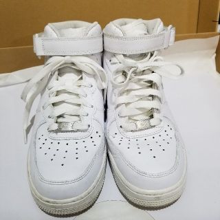 ナイキ(NIKE)のNIKE　WMNS AIR FORCE 1 MID　エアフォース　ホワイト(スニーカー)