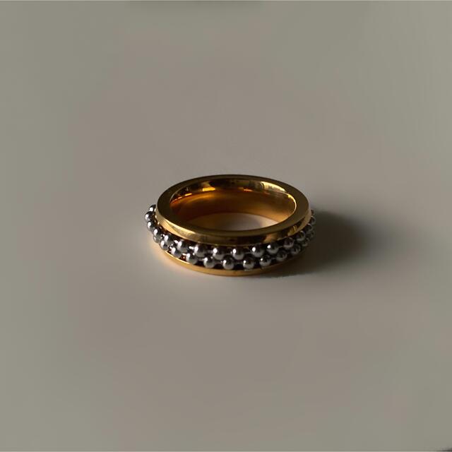 TODAYFUL(トゥデイフル)のCenter grain gold ring No.740 レディースのアクセサリー(リング(指輪))の商品写真