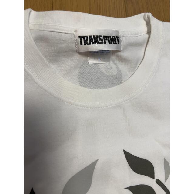 TRANSPORT(トランスポート)のTransport LAUREL T-SHIRT CANDYRIM L 美品 メンズのトップス(Tシャツ/カットソー(半袖/袖なし))の商品写真
