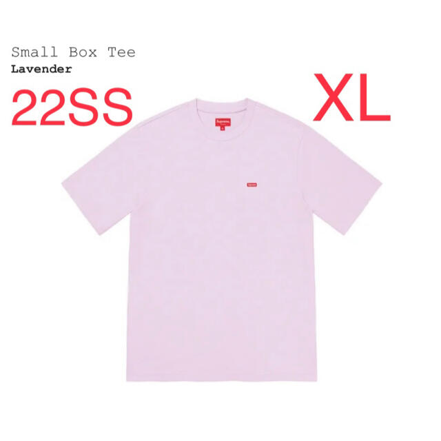 Supreme(シュプリーム)の22SS Supreme Small Box Tee Tシャツ ラベンダー XL メンズのトップス(Tシャツ/カットソー(半袖/袖なし))の商品写真