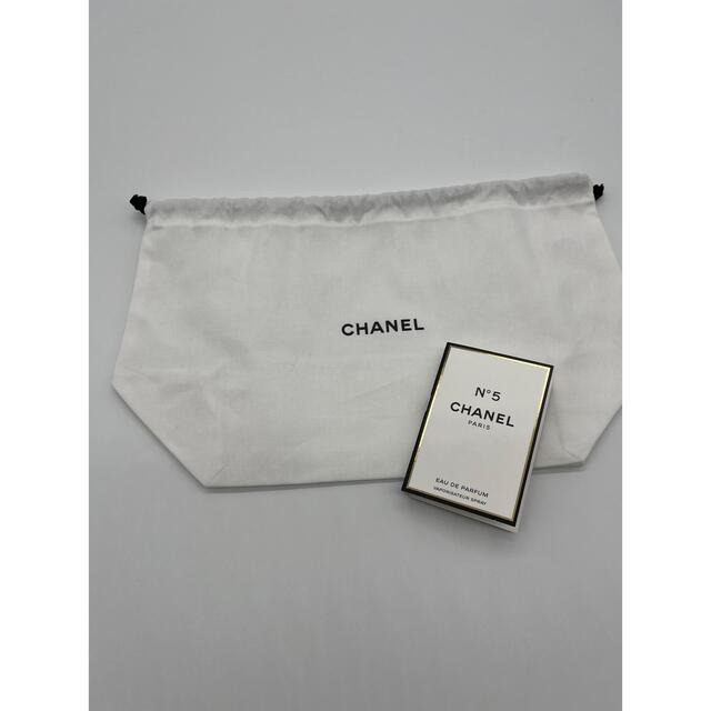 CHANEL(シャネル)の新品　CHANEL ノベルティ　非売品　巾着　ポーチ　サンプル レディースのファッション小物(ポーチ)の商品写真