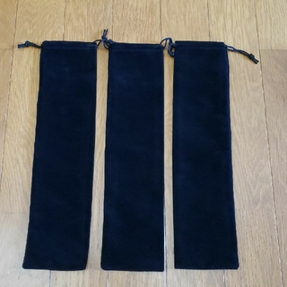 ❤スエード調巾着袋❤長方形型/算盤ケース/リコーダーケース/ベルベット(ポーチ)