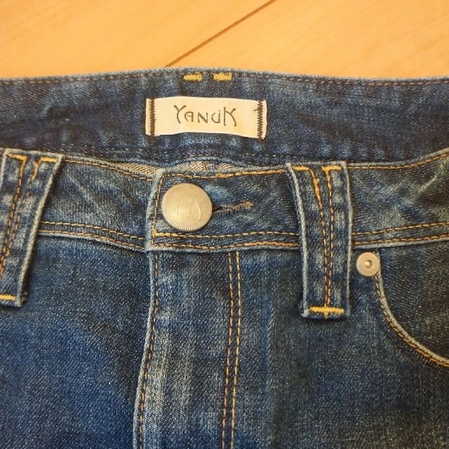 YANUK(ヤヌーク)のヤヌーク デニムスカート S レディースのスカート(ひざ丈スカート)の商品写真