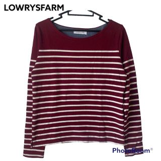 ローリーズファーム(LOWRYS FARM)のLOWRYSFARM ボートネック長袖シャツ(ニット/セーター)