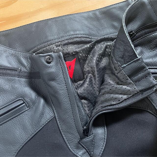 超美品☆DAINESE ダイネーゼ レディース パンチングレザーパンツ /50