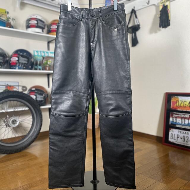 超美品☆Alpinestars アルパインスターズ レザーパンツ 黒/46 リアル