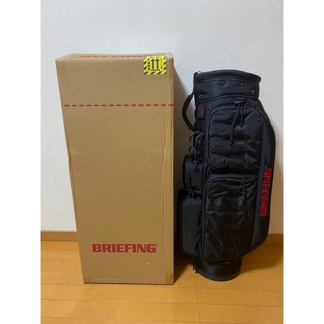 【新品】BRIEFING ブリーフィング　CR-6  キャディバッグ  ブラック