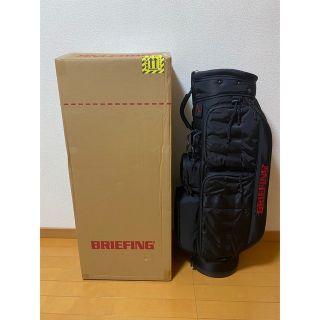 ブリーフィング(BRIEFING)の【新品】BRIEFING ブリーフィング　CR-6  キャディバッグ  ブラック(バッグ)