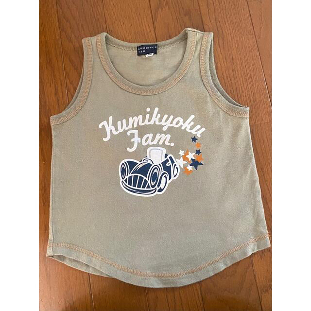 kumikyoku（組曲）(クミキョク)のkumikyoku fam タンクトップ キッズ/ベビー/マタニティのキッズ服男の子用(90cm~)(Tシャツ/カットソー)の商品写真