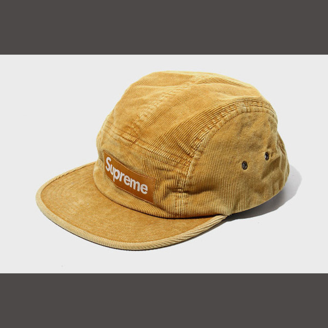 16AW SUPREME Corduroy Camp Cap F Gold