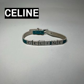 セリーヌ(celine)のセリーヌ CELINE ブレスレット ブルー ハイブランド USED 青 (ブレスレット/バングル)