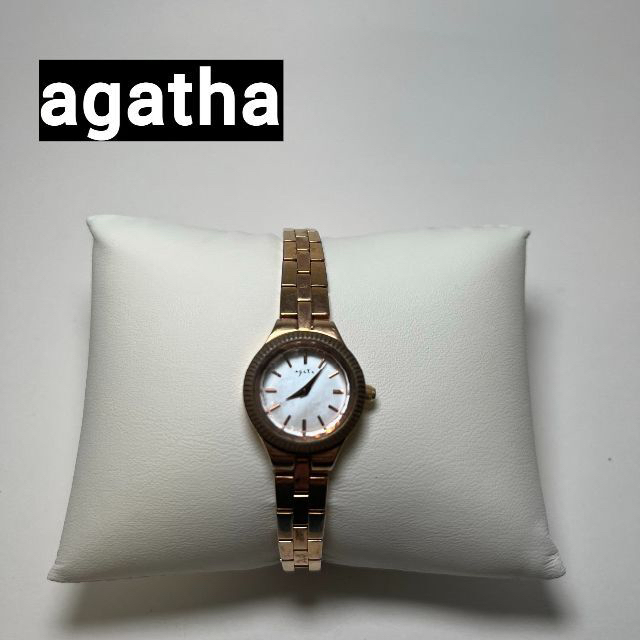 AGATHA(アガタ)のアガタ agata時計　ウォッチ 結婚式 ハイブランド USED  レディースのファッション小物(腕時計)の商品写真