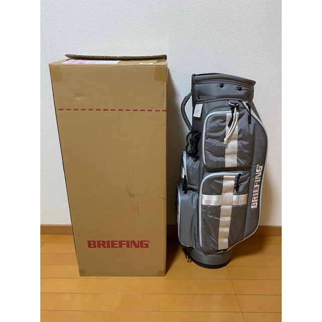 新品】BRIEFING ブリーフィング CR-6 キャディバッグ グレー 愛用 www