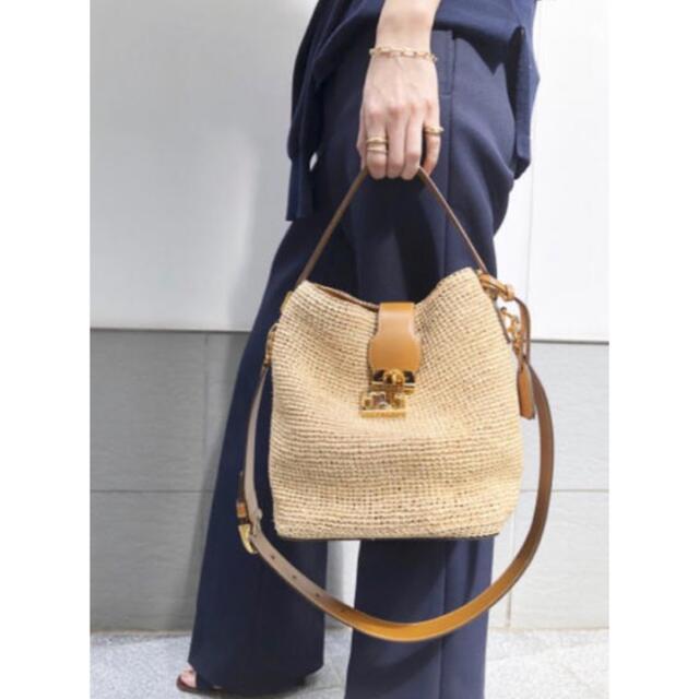 バッグMARK CROSS Raffia Bag/アパルトモン