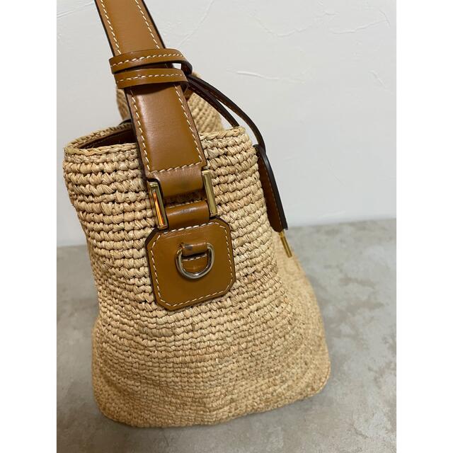 L'Appartement DEUXIEME CLASSE(アパルトモンドゥーズィエムクラス)の MARK CROSS Raffia Bag/アパルトモン レディースのバッグ(かごバッグ/ストローバッグ)の商品写真