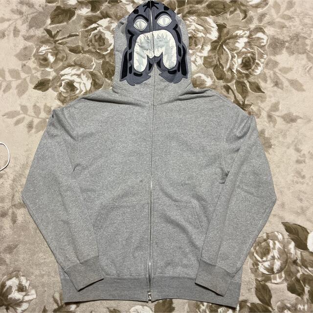 APE BAPE KAWS オクトパス期　パーカー　スウェット　SHARK L