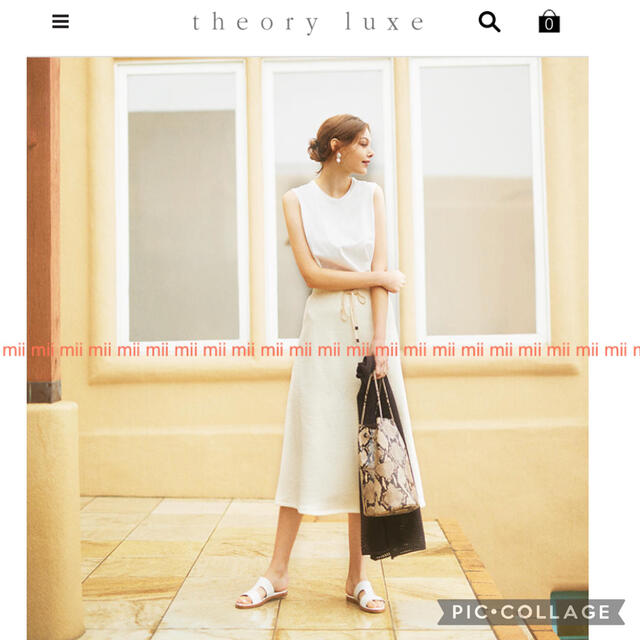 レンドした Theory theory luxe クロップドパンツ✤未使用タグ付き✤の