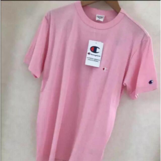Champion(チャンピオン)の新品❤️チャンピオン Ｔシャツ メンズM ピンク メンズのトップス(Tシャツ/カットソー(半袖/袖なし))の商品写真